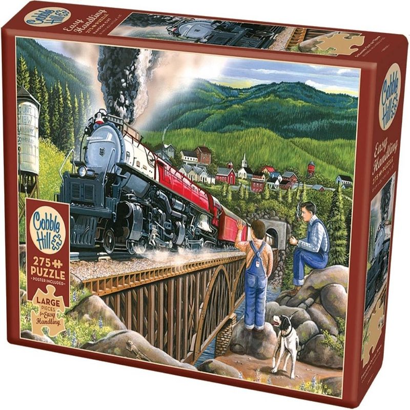 Foto van Cobble hill easy handling puzzle 275 pieces - steaming out