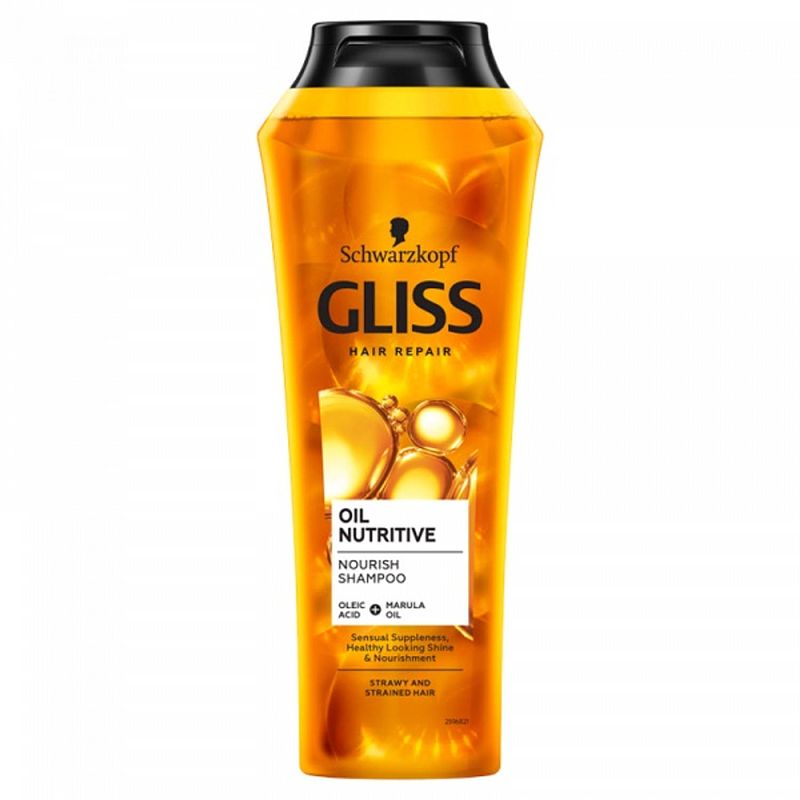 Foto van Oil nutritive shampoo voedende haarshampoo met oliën 250ml