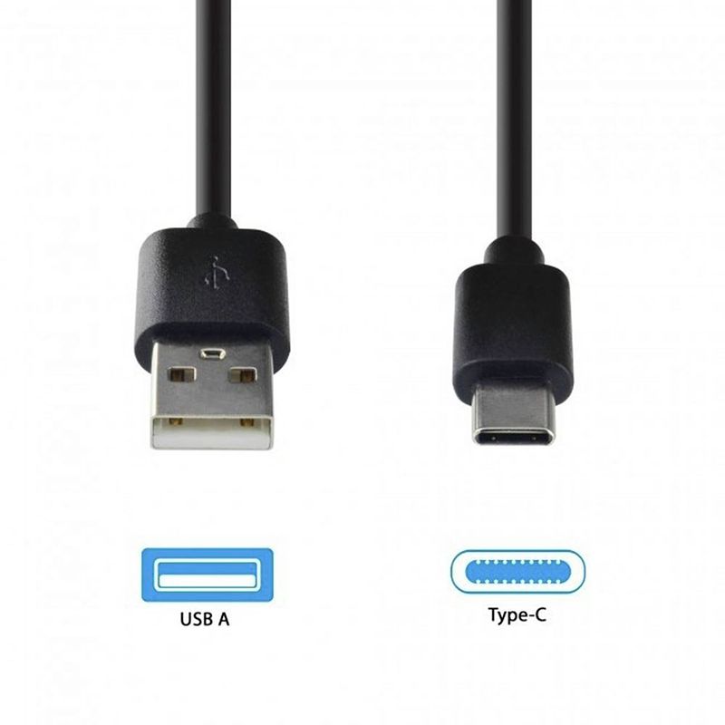 Foto van Grab 'n go laadkabel usb-c zwart 2 meter