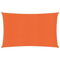 Foto van Vidaxl zonnezeil 160 g/m² 3,5x5 m hdpe oranje