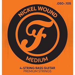 Foto van Fazley bpnw50105 premium nickel wound bass guitar strings medium snarenset voor elektrische basgitaar