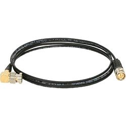 Foto van Klotz vu05l plug d&h bncslim/pro angled uhd / 4k video cable 1 meter