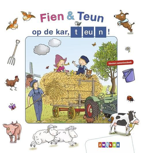 Foto van Fien & teun - op de kar, teun! - hardcover (9789048748969)