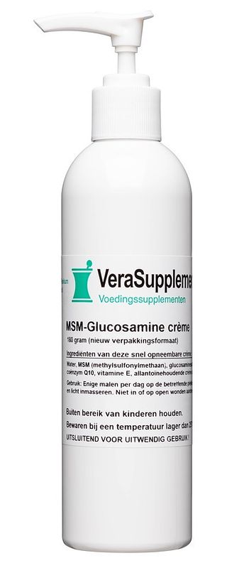 Foto van Verasupplements creme msm-glucosamine