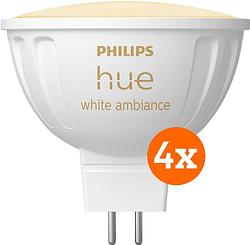 Foto van Philips hue spot white ambiance mr16 4-pack