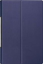 Foto van Just in case smart tri-fold lenovo yoga tab 13 book case blauw