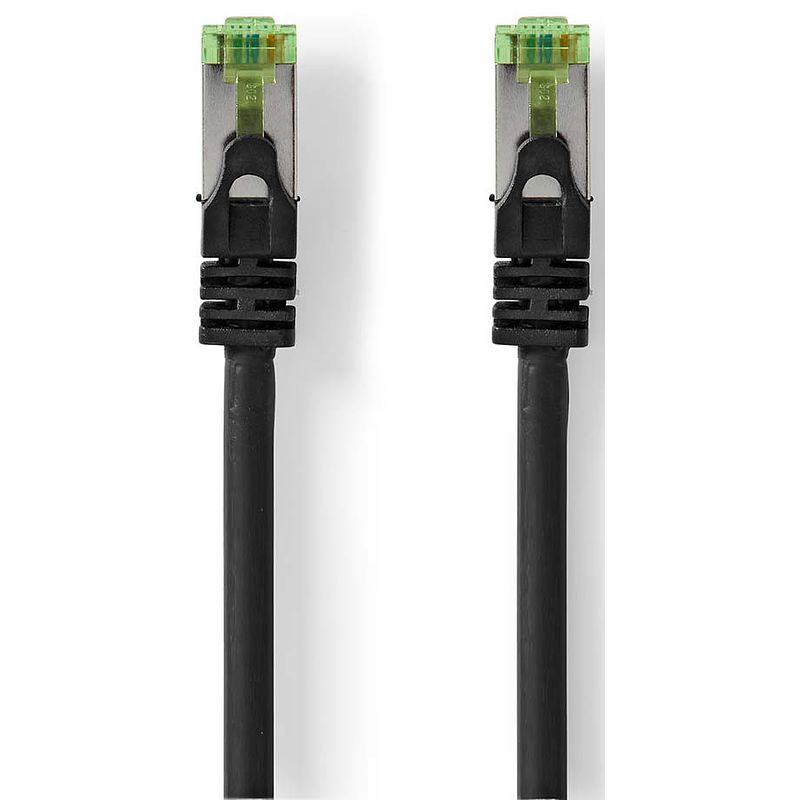 Foto van Nedis ccgp85420bk100 cat7 pimf kabel rj45 male 10m zwart