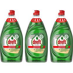 Foto van Dreft platinum quickwash original vloeibaar afwasmiddel 3 x 430ml bij jumbo