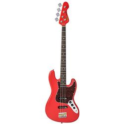 Foto van Vintage vj74 reissued firenza red basgitaar