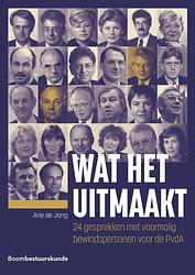 Foto van Wat het uitmaakt - arie de jong - ebook (9789059314535)