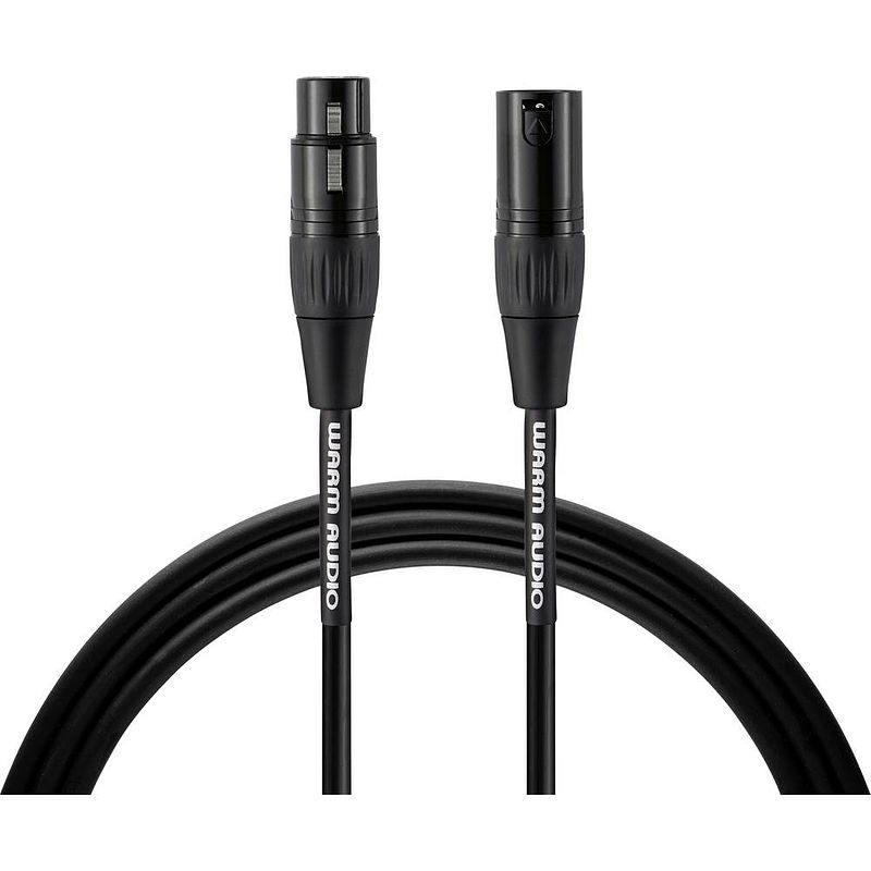 Foto van Warm audio pro series xlr verbindingskabel [1x xlr-stekker - 1x xlr-bus] 0.90 m zwart