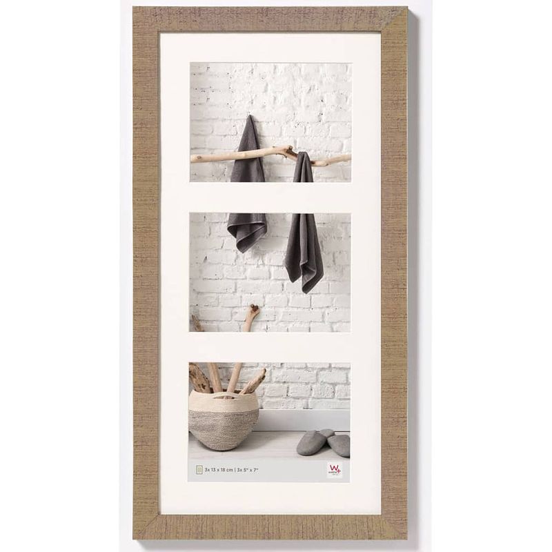 Foto van Walther design fotolijst home 3x 13x18 cm bruin