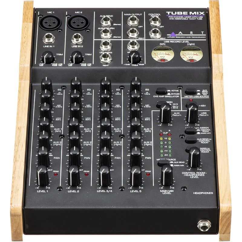 Foto van Art tubemix usb mixer met 12ax7 preamp buis