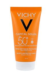 Foto van Vichy capital soleil fluweelachtige gezichtscrème spf50+