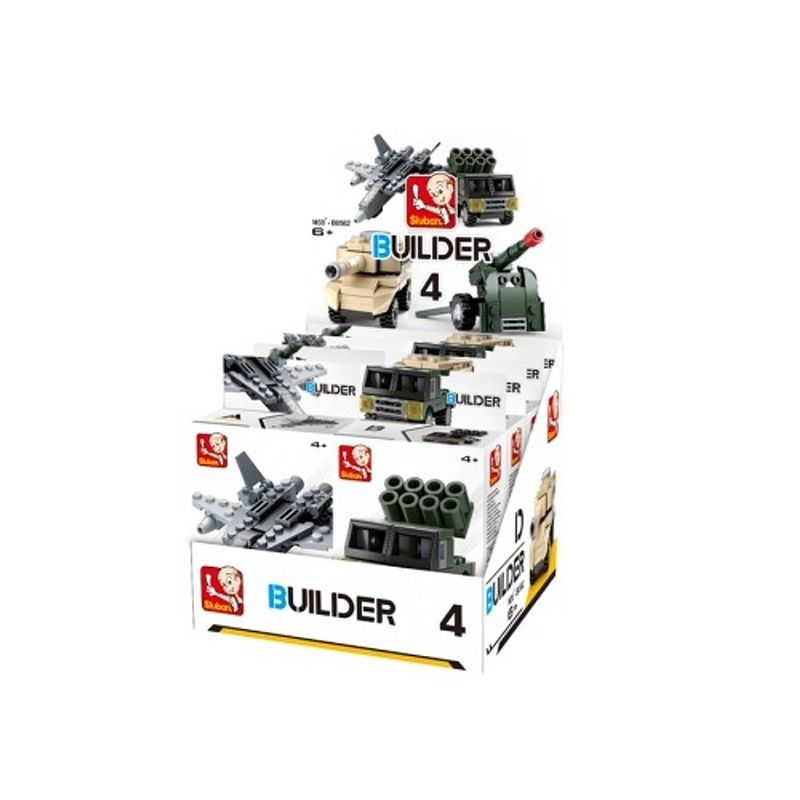 Foto van Sluban builder: display 8 army (m38-b0596)