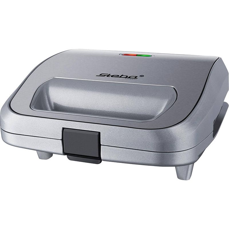 Foto van - steba sg65 - snackmaker 3-in-1 - tosti/croque - grill/panini - wafel - zilver