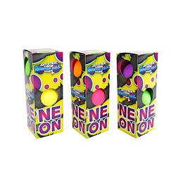 Foto van Neon knijpballetjes 3 in doos