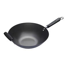 Foto van Kitchencraft wokpan oriental 35,5 cm aluminium zwart