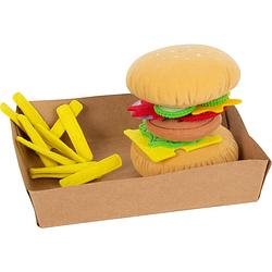 Foto van Small foot hamburgerset met friet junior 10 cm vilt 10-delig