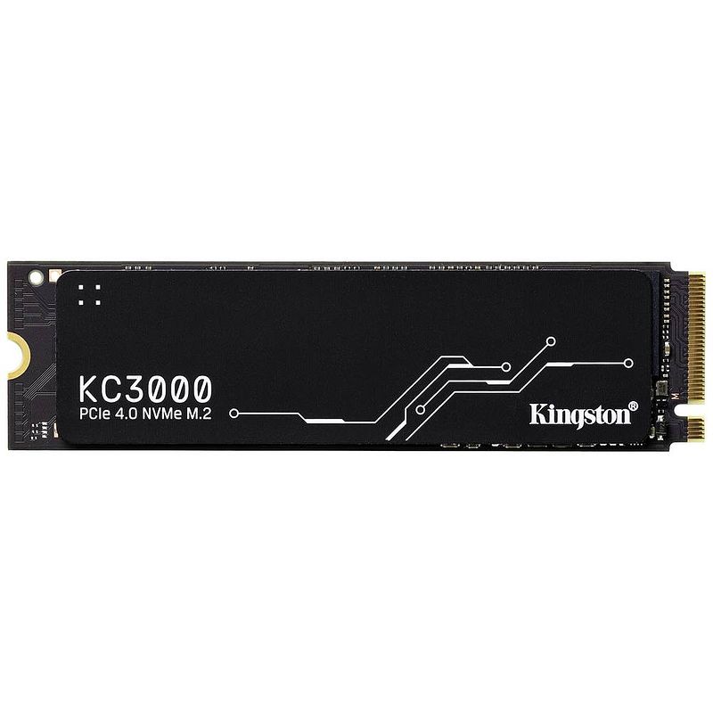 Foto van Kingston kc3000 1 tb interne m.2 ssd pcie nvme 4.0 x4 skc3000s/1024g