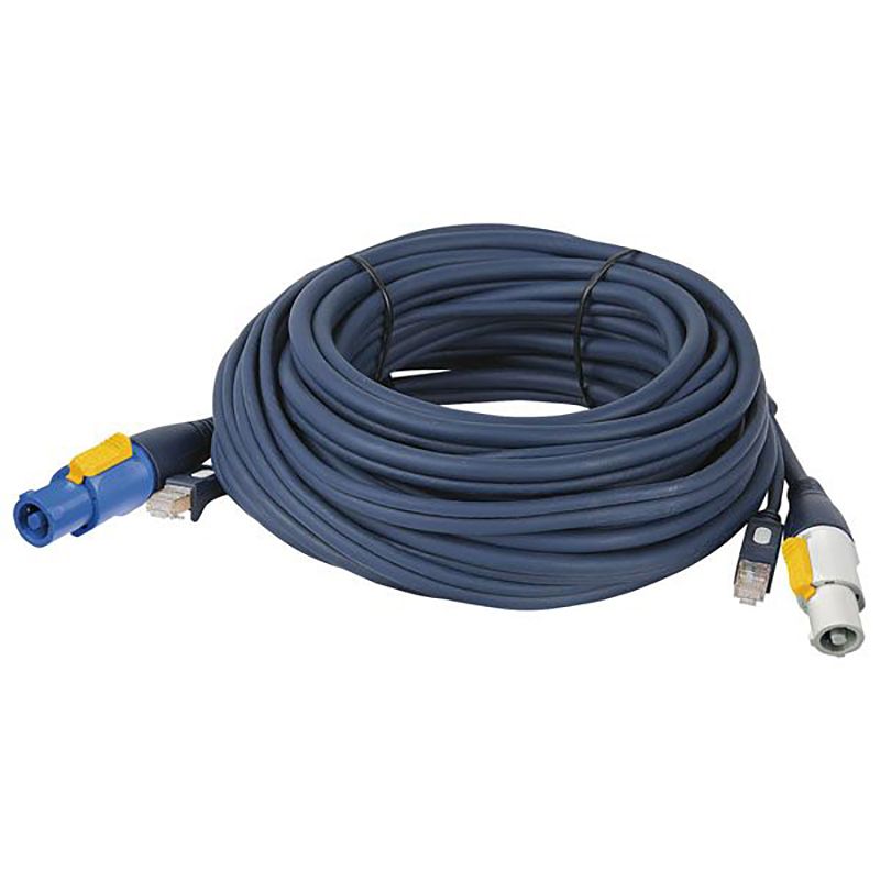 Foto van Dap powercon/rj45 combikabel 6 meter