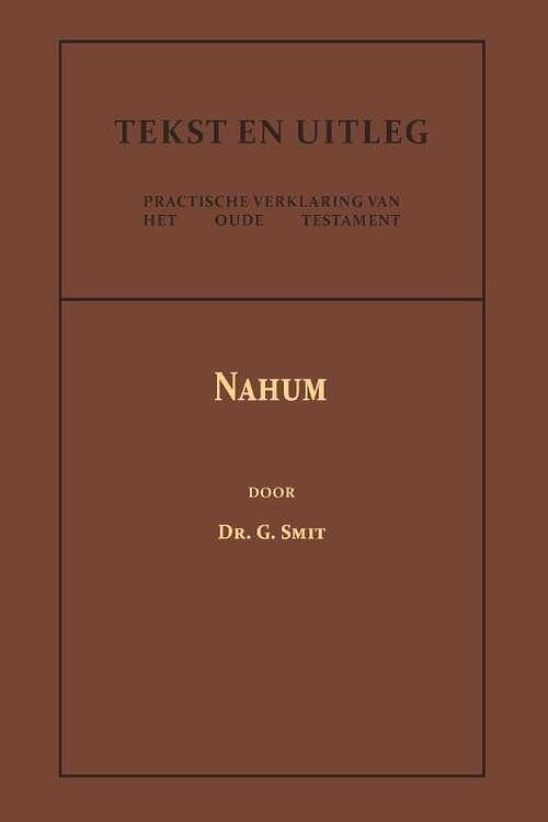 Foto van Het boek van den profeet nahum - dr. g. smit - paperback (9789057196737)