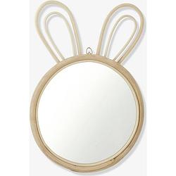 Foto van Spiegel konijn - spiegel konijn kinderkamer / babykamer wand decoratie 24 x 2,2 x 38 cm