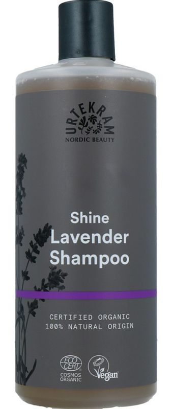 Foto van Urtekram tune in maximum shine shampoo lavendel bio
