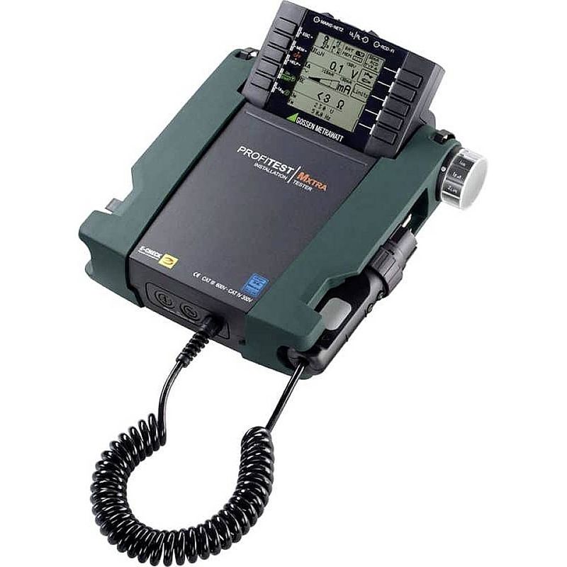 Foto van Gossen metrawatt profitest mxtra installatietester, vde-tester kalibratie (dakks) vde-norm 0100, 0100-600, 0105, 0113, 0411, 0413