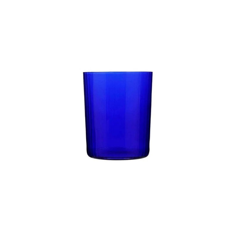 Foto van Glas bohemia crystal optic blauw glas 500 ml (6 stuks)