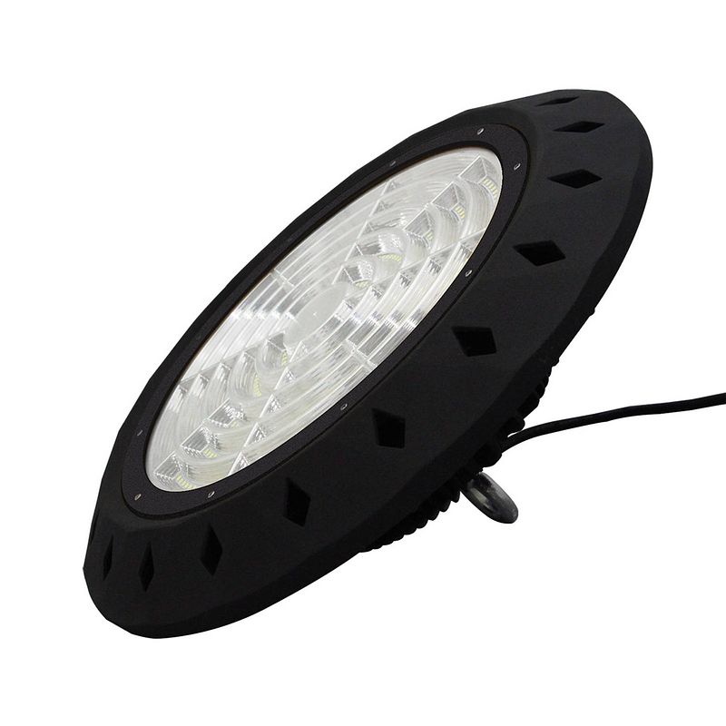 Foto van Led ufo high bay 200w - aigi - mean well driver - magazijnverlichting - waterdicht ip65 - helder/koud wit 5700k -