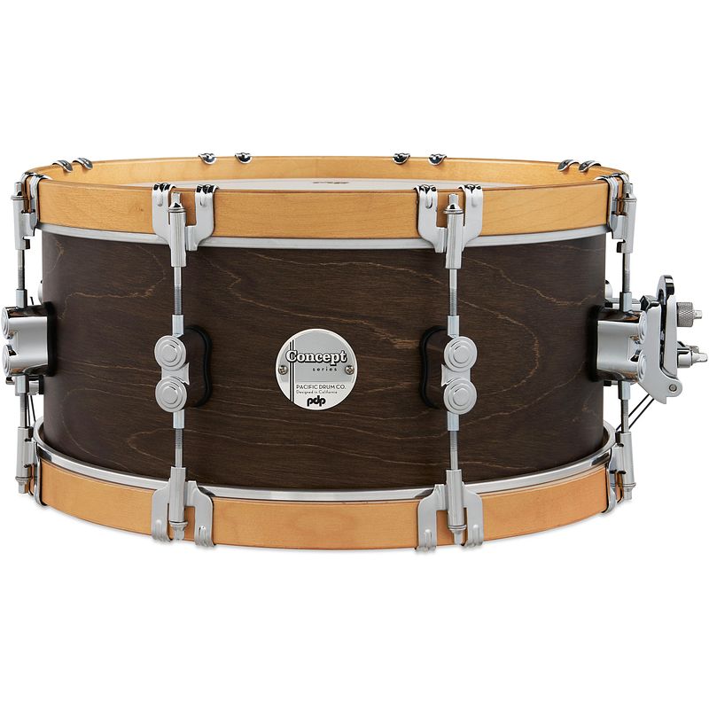 Foto van Pdp drums pdcc6514sswn concept classic walnut stain snaredrum 14 x 6.5 inch