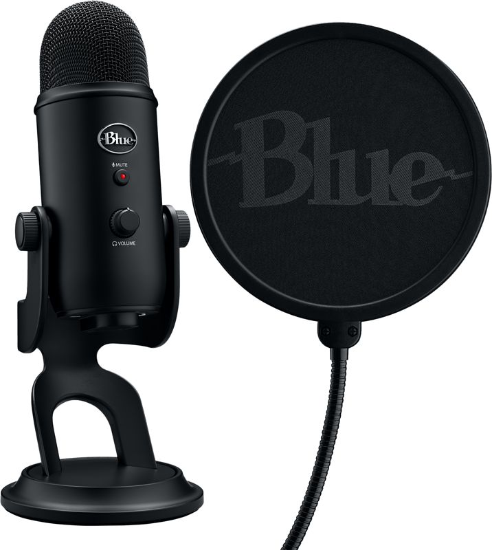 Foto van Blue yeti game streaming kit