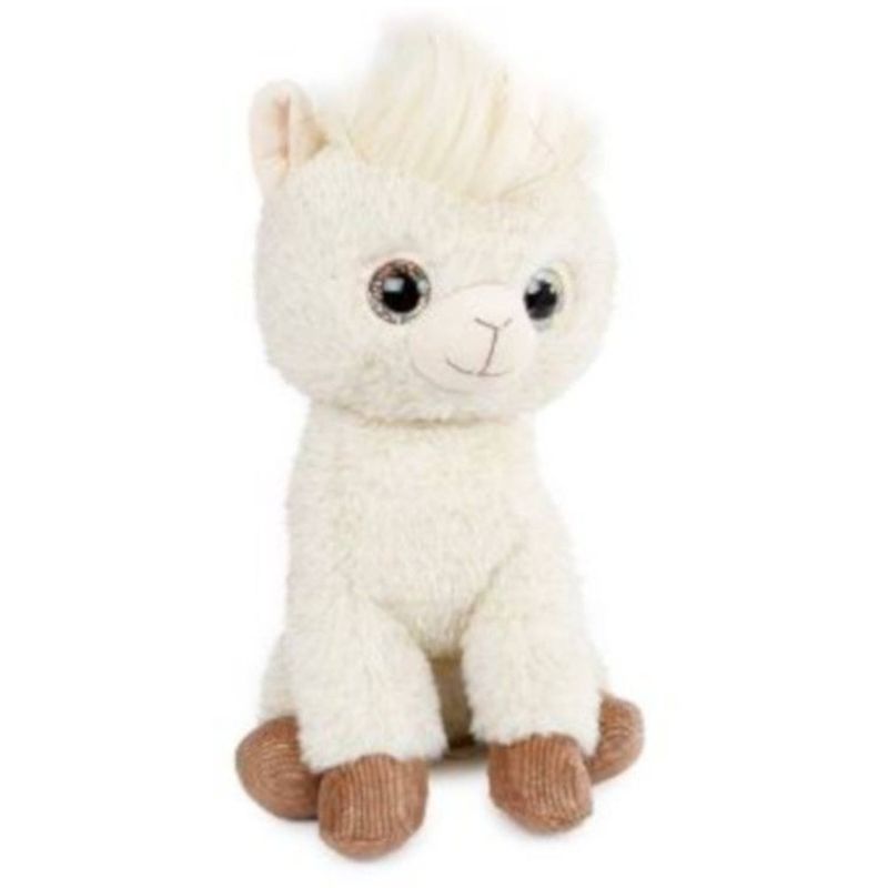 Foto van Take me home knuffelschaap glitter junior 29 cm pluche wit