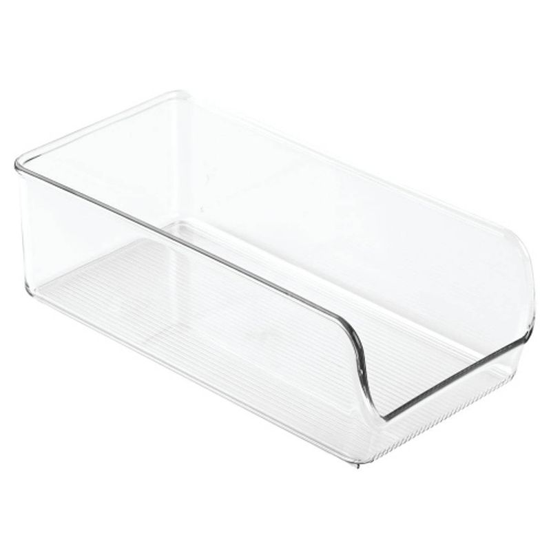 Foto van Idesign - open opbergbox, 13 x 28.2 x 8.9 cm, kunststof, transparant - idesign linus