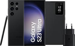 Foto van Samsung galaxy s23 ultra 256gb zwart 5g + accessoirepakket