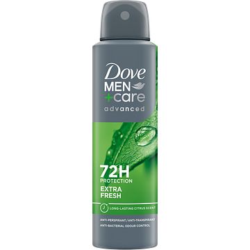 Foto van Dove men+care advanced antitranspirant deodorant spray extra fresh 150ml bij jumbo