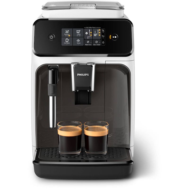 Foto van Philips volautomaat espressomachine 1200 series ep1223/00 - wit