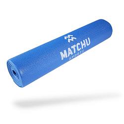 Foto van Matchu sports yogamat blauw - blauw - 172 cm - 61 cm - pvc