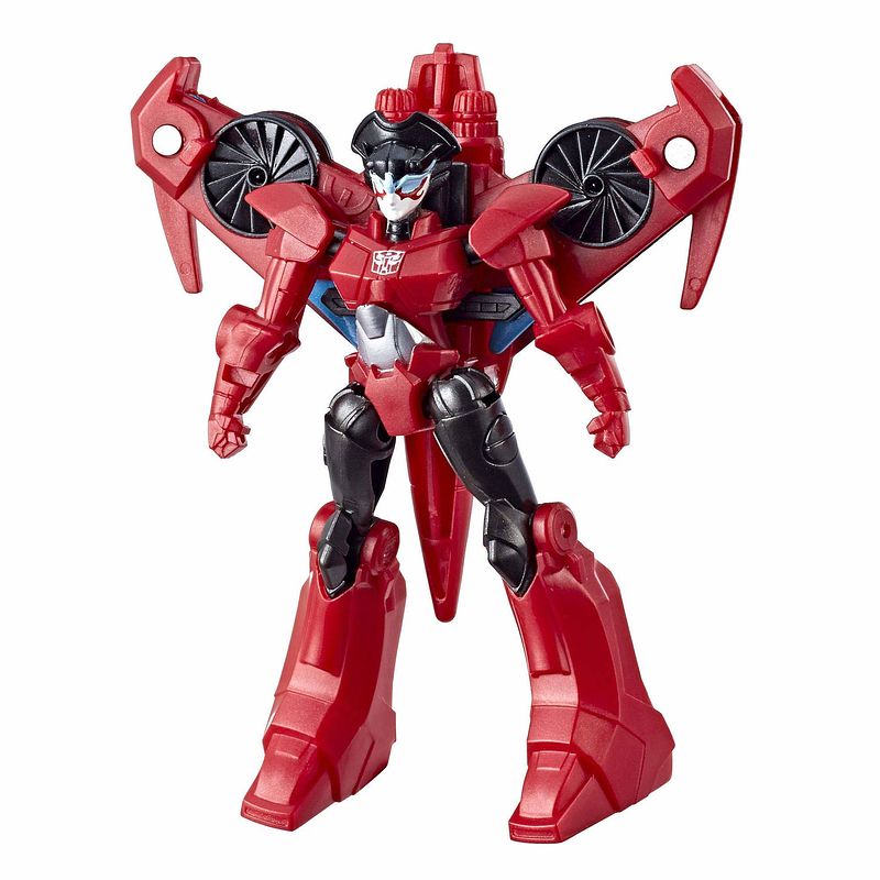 Foto van Hasbro transformer cyberverse windblade jongens rood 10 cm