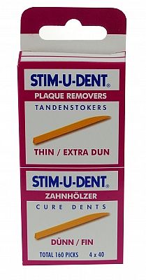 Foto van Stim-u-dent tanden stokers dun/extra dun 160st