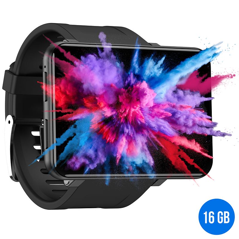 Foto van Smartwatch xl - zwart - 16gb