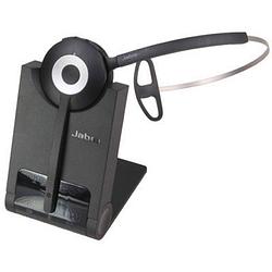 Foto van Jabra pro 930 ms on ear headset dect telefoon mono zwart noise cancelling microfoon uitschakelbaar (mute)