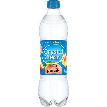 Foto van Crystal clear sparkling peach fles 0,5l bij jumbo