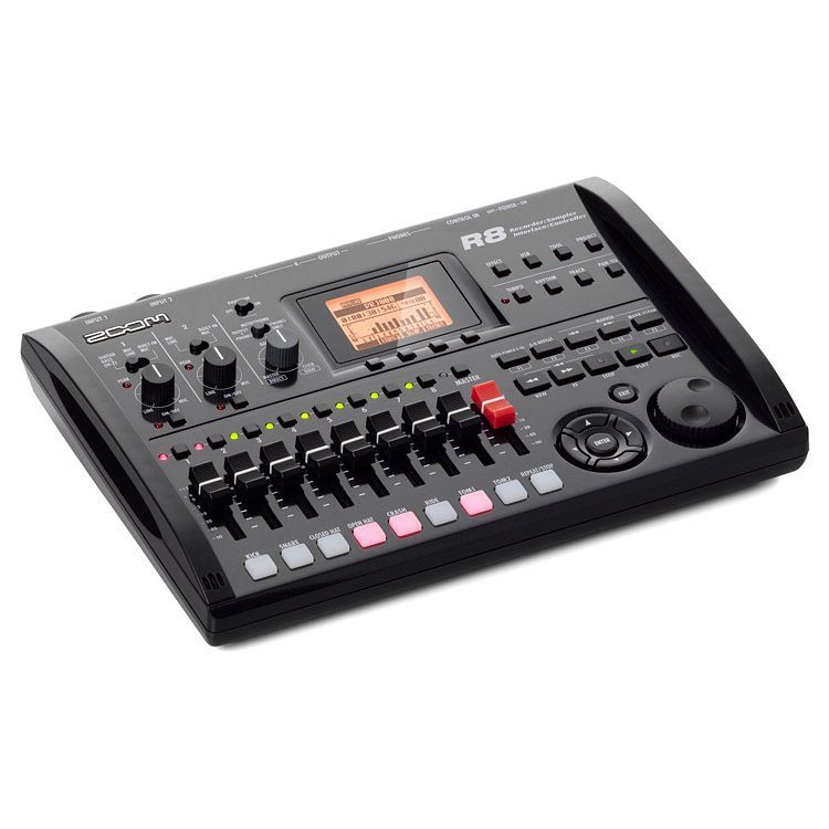 Foto van Zoom r8 mobiele multi-track recorder