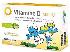Foto van Metagenics vitamine d 400iu smurfen kauwtabletten 168tb