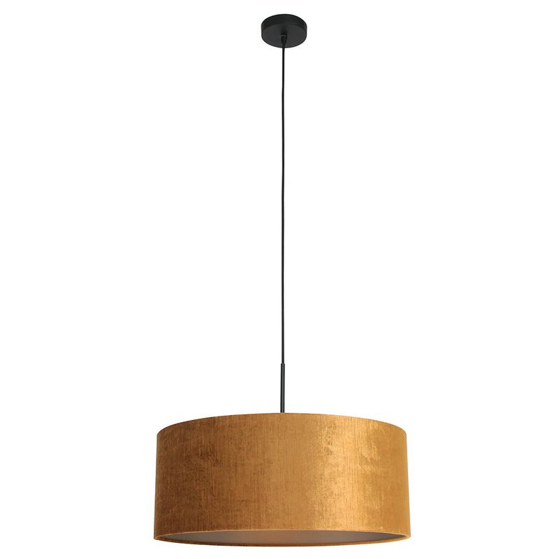 Foto van Steinhauer hanglamp sparkled light 8158zw zwart gouden kap