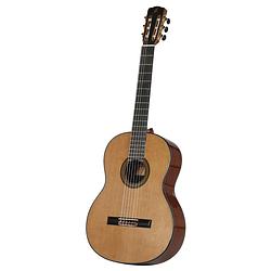 Foto van Merida guitars trajan series t-5 natural klassieke gitaar met cederhouten bovenblad