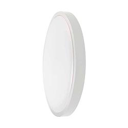 Foto van V-tac vt-8624s-w-rd led ronde koepellampen met sensor - 295mm - ip44 - wit - 24w - 2400 lumen - 6500k