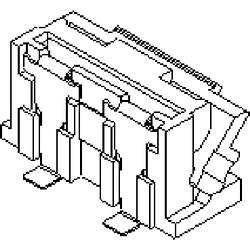 Foto van Molex 5022312400 ffc/fpc-aansluiting totaal aantal polen: 24 rastermaat: 0.5 mm inhoud: 1 stuk(s)